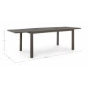 HILDE bővíthető kültéri étkezőasztal - 160-240cm - barna