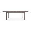 HILDE bővíthető kültéri étkezőasztal - 160-240cm - barna