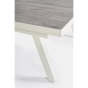 KRION prémium bővíthető kültéri kerámia étkezőasztal - 205-265cm - szürke