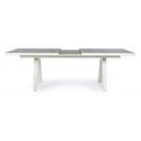 KRION prémium bővíthető kültéri kerámia étkezőasztal - 205-265cm - szürke