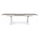 KRION prémium bővíthető kültéri kerámia étkezőasztal - 205-265cm - szürke
