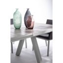 KRION prémium bővíthető kültéri kerámia étkezőasztal - 205-265cm - szürke