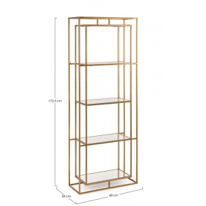 ELENOR modern polc - arany - 172,5cm