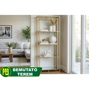 ELENOR modern polc - arany - 172,5cm BIZZOTTO