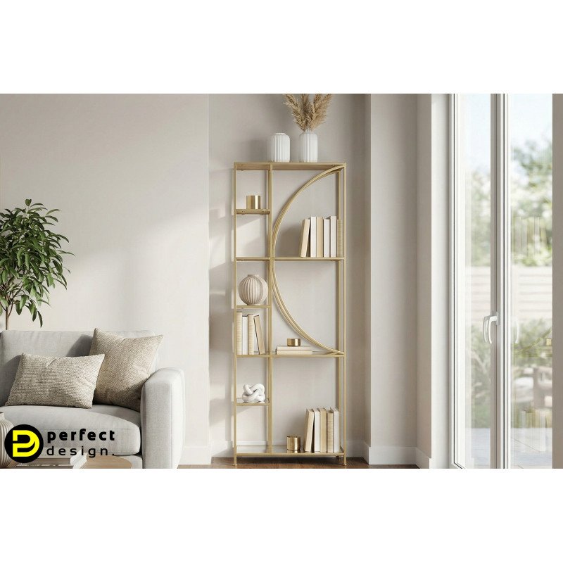 ELENOR- II modern polc - arany - 176cm