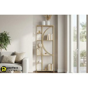 ELENOR- II modern polc - arany - 176cm BIZZOTTO