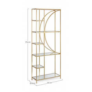 ELENOR- II modern polc - arany - 176cm