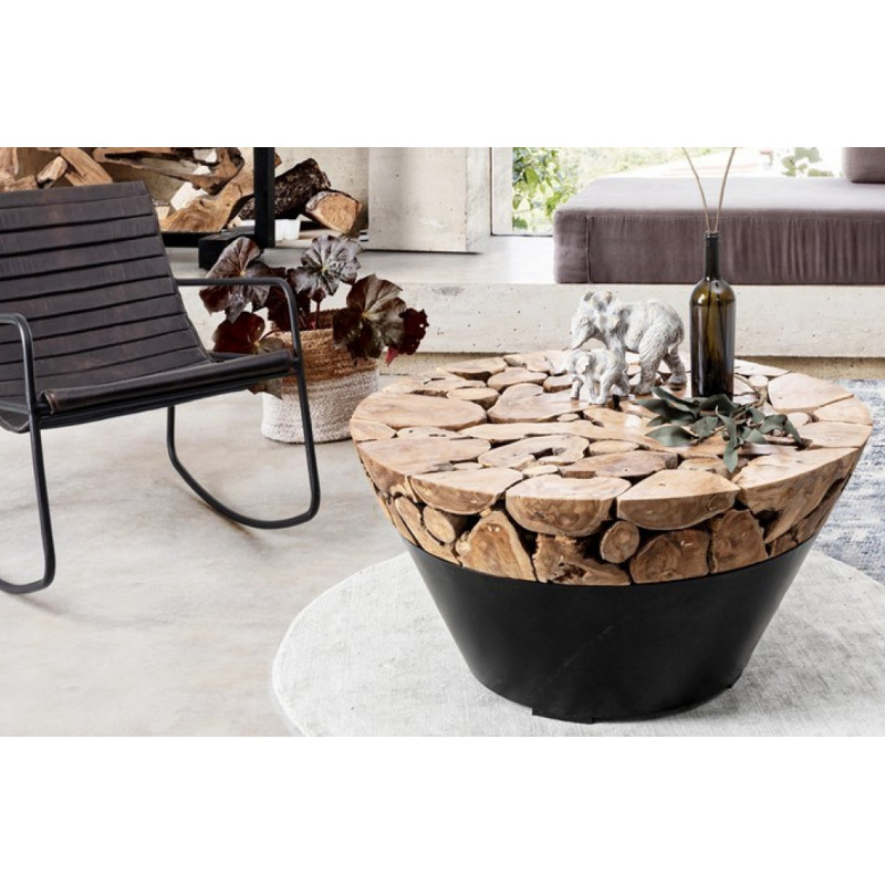 GRENADA ROUND exkluzív dohányzóasztal - 90cm