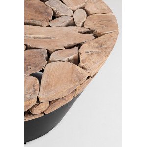 GRENADA ROUND exkluzív dohányzóasztal - 90cm