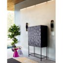 JAZMIN modern üveg lerakóasztal - több színben