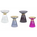 JAZMIN modern üveg lerakóasztal - több színben