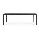 MASON prémium kültéri kerámia étkezőasztal - 220cm - antracit