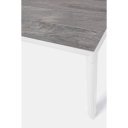 MASON prémium kültéri kerámia étkezőasztal - 220cm - szürke/fehér