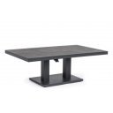 TRUMAN állítható magasságú prémium kültéri kerámia étkezőasztal - 140cm - antracit
