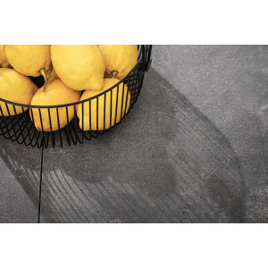 TRUMAN állítható magasságú prémium kültéri kerámia étkezőasztal - 140cm - antracit