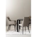 LAWRENCE design szék - taupe/antracit