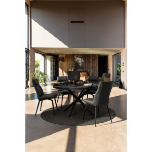 LAWRENCE design szék - taupe/antracit