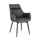 LAWRENCE design karfás szék - taupe/antracit