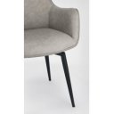 LAWRENCE design karfás szék - taupe/antracit