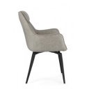 LAWRENCE design karfás szék - taupe/antracit