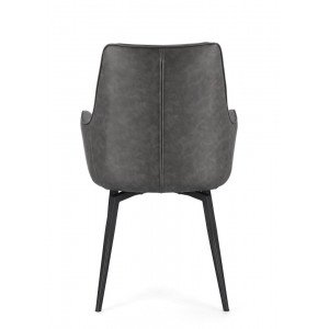 LAWRENCE design karfás szék - taupe/antracit