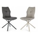 KEPLER design szék - taupe/antracit