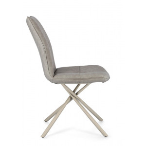 KEPLER design szék - taupe/antracit