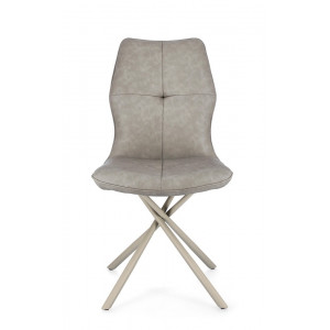 KEPLER design szék - taupe/antracit