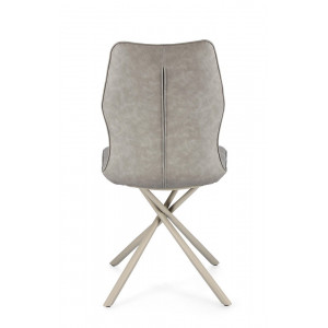 KEPLER design szék - taupe/antracit