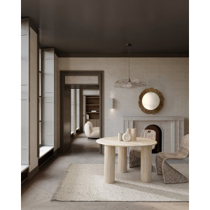 YAMIR design tükör - fekete/arany