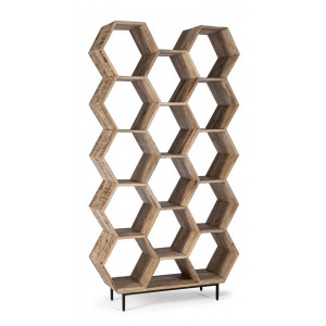 HONEY modern mangófa polc/térelválasztó