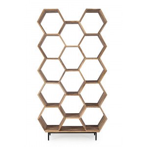 HONEY modern mangófa polc/térelválasztó
