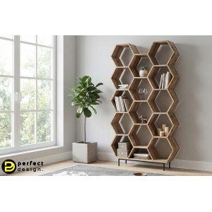 HONEY modern mangófa polc/térelválasztó BIZZOTTO