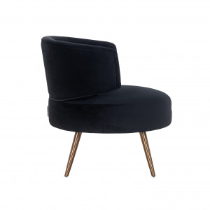 OROPESA design fotel - fekete/beige