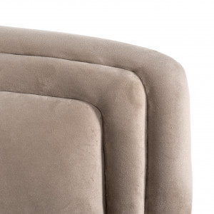 OROPESA design fotel - fekete/beige