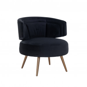 OROPESA design fotel - fekete/beige