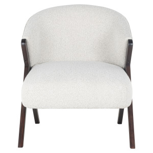 MARTIAGO design fotel - fehér boucle