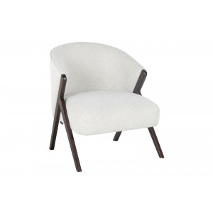 MARTIAGO design fotel - fehér boucle