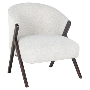 MARTIAGO design fotel - fehér boucle