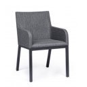 OWEN exkluzív kültéri szék - szürke/antracit