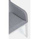 OWEN exkluzív kültéri szék - szürke/fehér