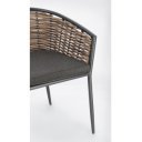 MARIBELA exkluzív kültéri szék - szürke/antracit