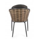 MARIBELA exkluzív kültéri szék - szürke/antracit