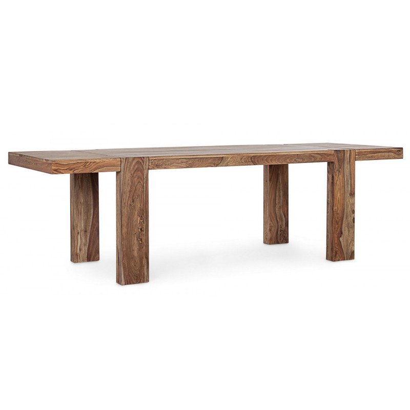 SUNDERLAND tömör rózsafa étkezőasztal - 175-265cm