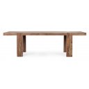 SUNDERLAND tömör rózsafa étkezőasztal - 175-265cm