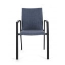 ODEON prémium kültéri szék - kék/antracit