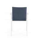 ODEON prémium kültéri szék - kék/fehér
