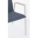 ODEON prémium kültéri szék - kék/fehér