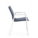 ODEON prémium kültéri szék - kék/fehér