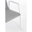 ODEON prémium kültéri szék - szürke/fehér